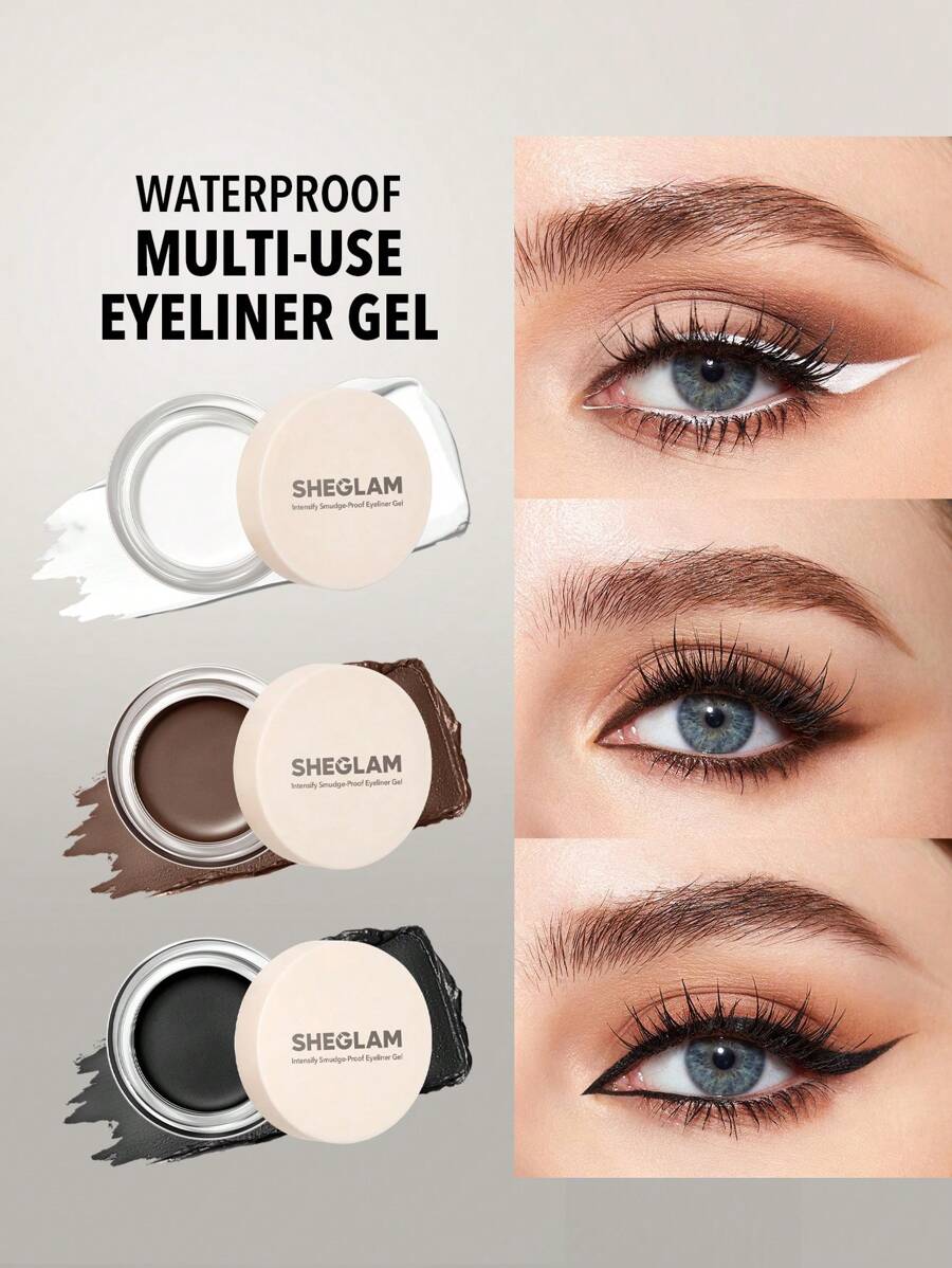 SHEGLAM Waterproof Gel Eyeliner – Smudge-Proof Matte High-Pigment Eye Makeup