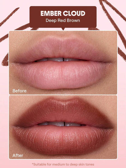 SHEGLAM Cloudline Blur Lip Liner - Ember Cloud | Smooth Matte & Soft-Focus Lip Contour