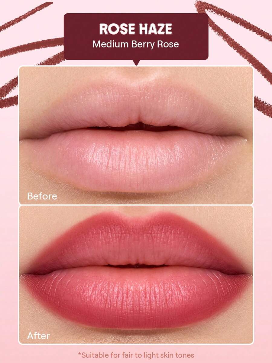 SHEGLAM Cloudline Blur Lip Liner - Ember Cloud | Smooth Matte & Soft-Focus Lip Contour