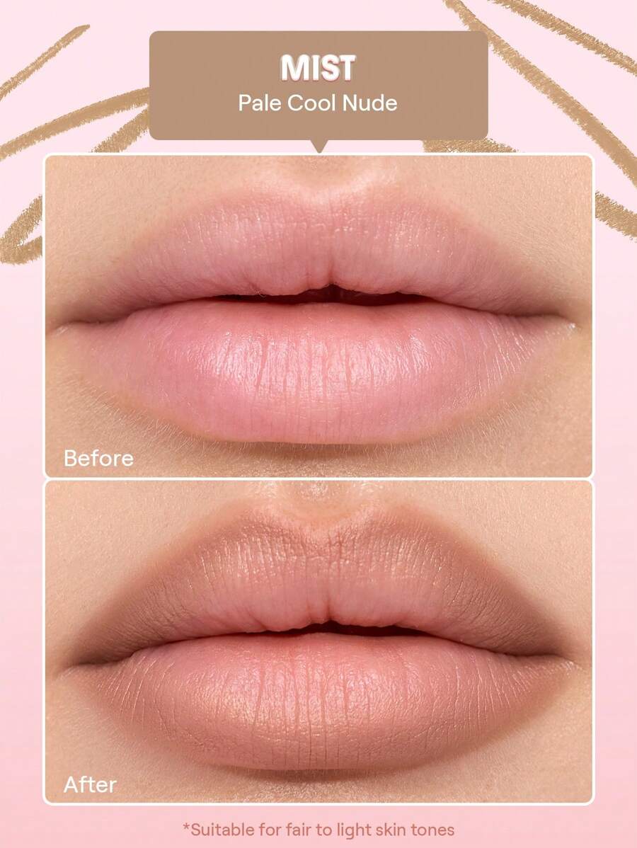 SHEGLAM Cloudline Blur Lip Liner - Ember Cloud | Smooth Matte & Soft-Focus Lip Contour