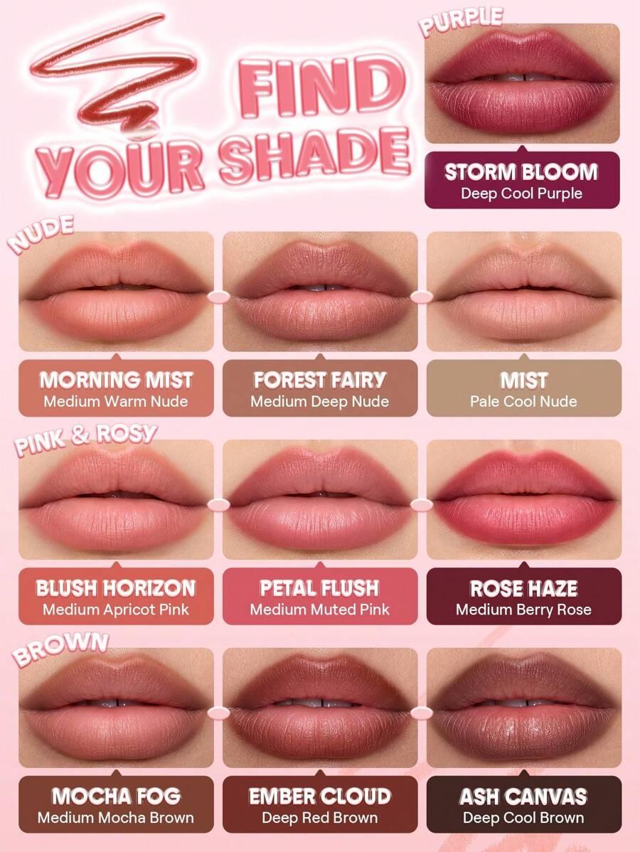 SHEGLAM Cloudline Blur Lip Liner - Ember Cloud | Smooth Matte & Soft-Focus Lip Contour