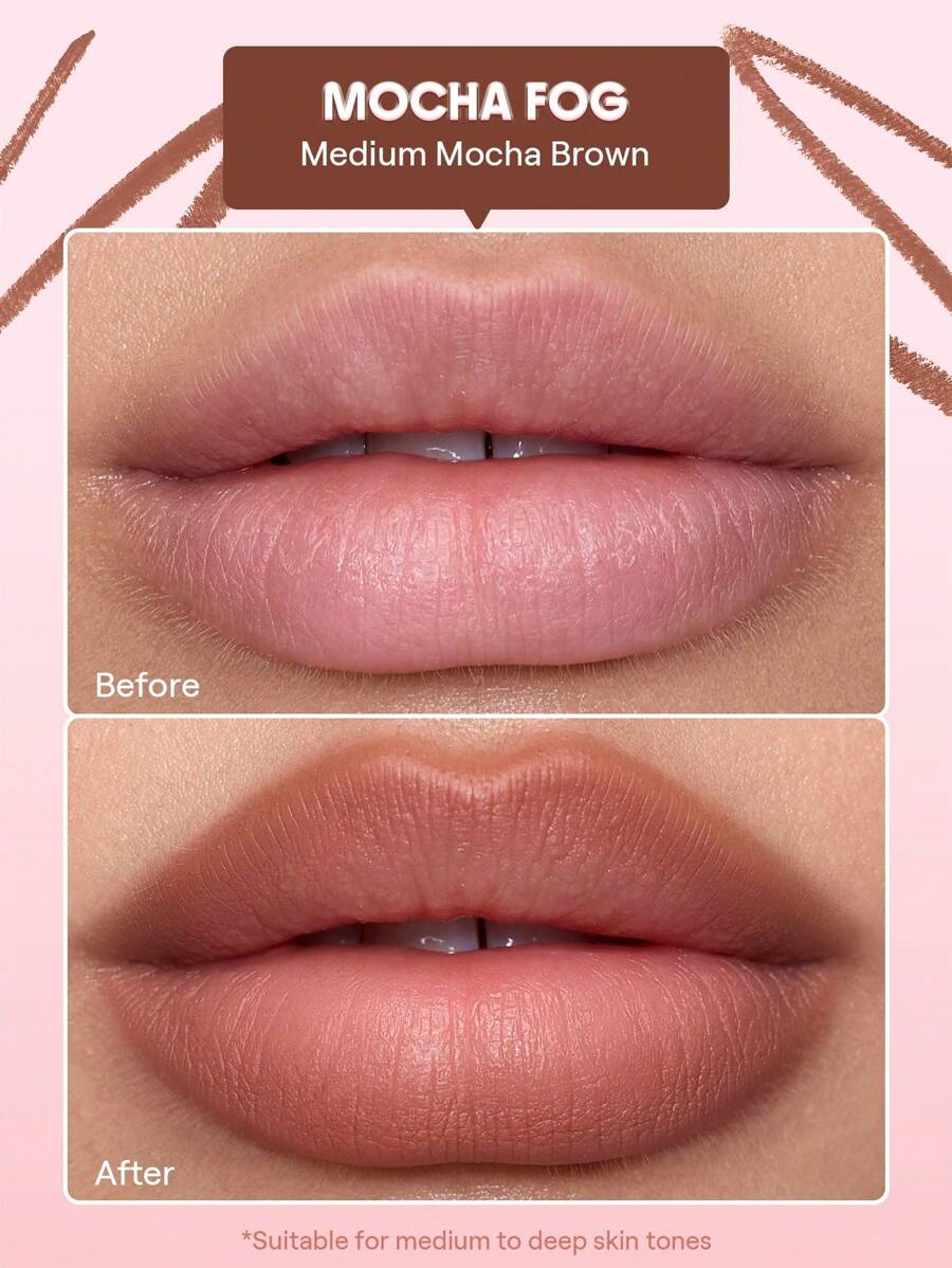 SHEGLAM Cloudline Blur Lip Liner - Ember Cloud | Smooth Matte & Soft-Focus Lip Contour