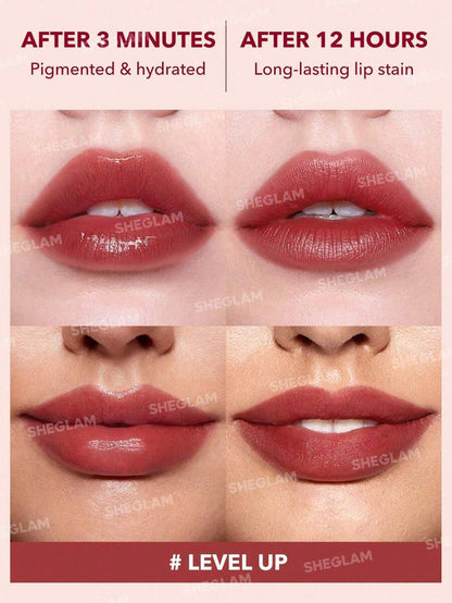 SHEGLAM Color Changing Lip Tint – Long-Lasting High Gloss Lip Stain