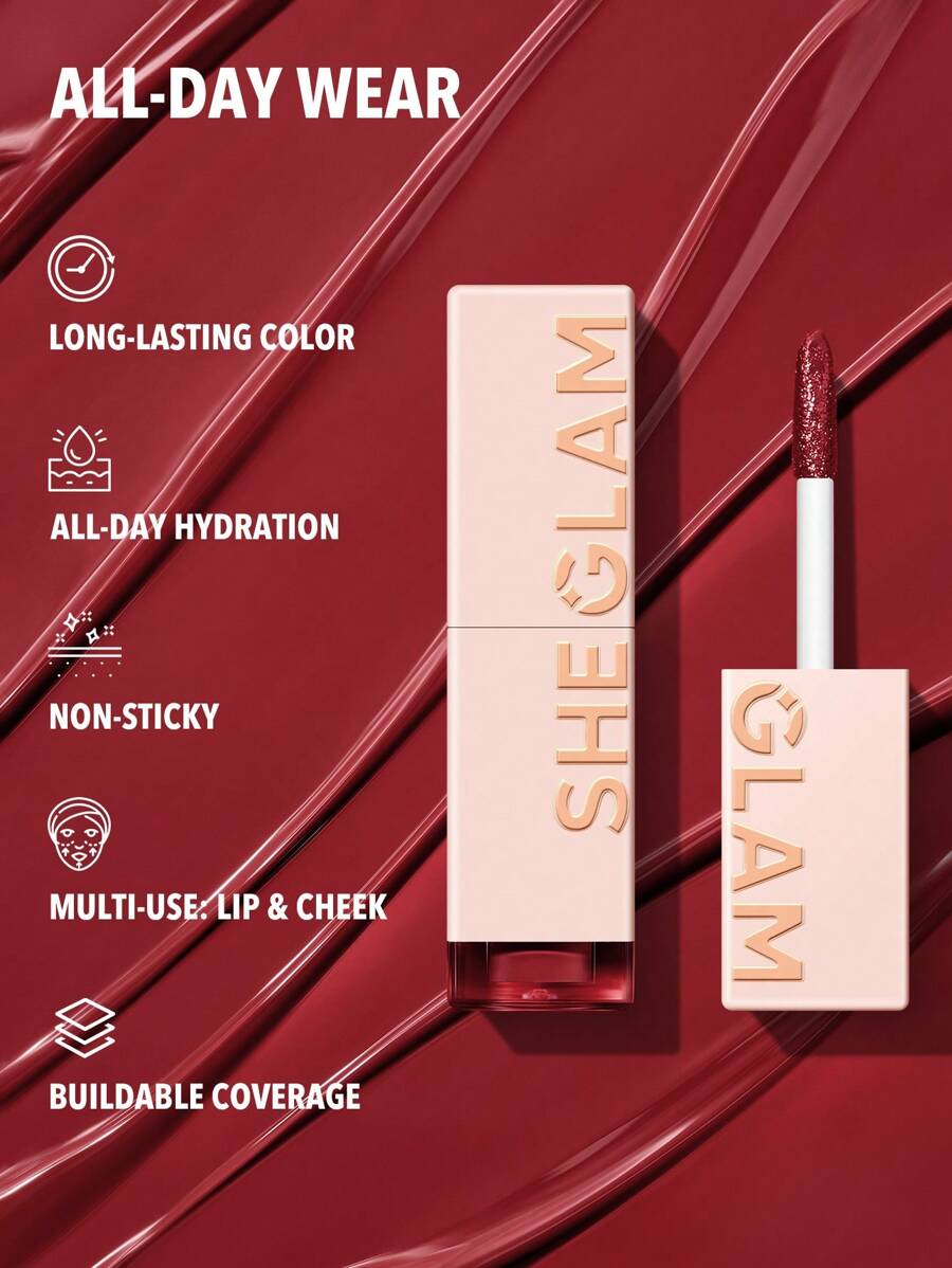 SHEGLAM Color Changing Lip Tint – Long-Lasting High Gloss Lip Stain