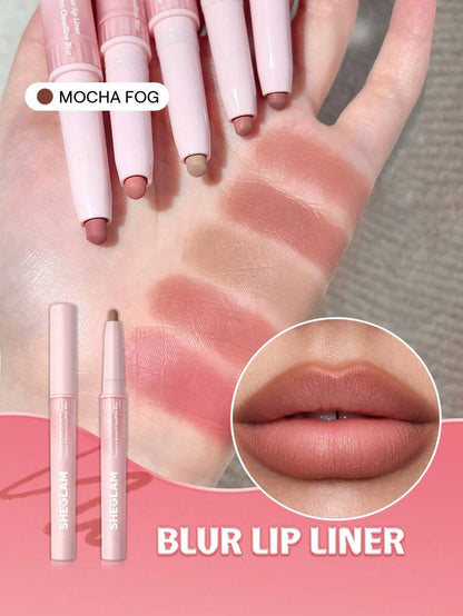 SHEGLAM Cloudline Blur Lip Liner - Ember Cloud | Smooth Matte & Soft-Focus Lip Contour