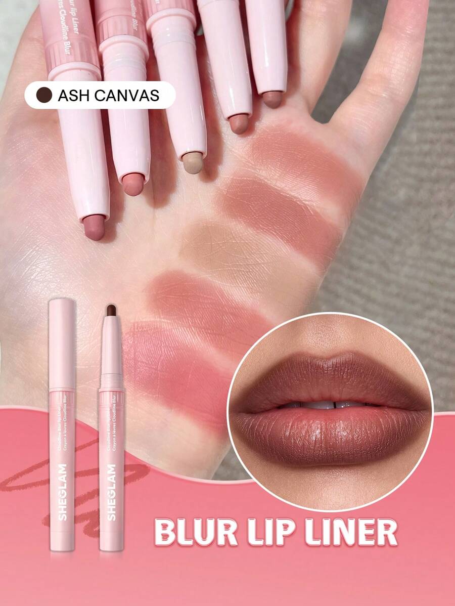 SHEGLAM Cloudline Blur Lip Liner - Ember Cloud | Smooth Matte & Soft-Focus Lip Contour