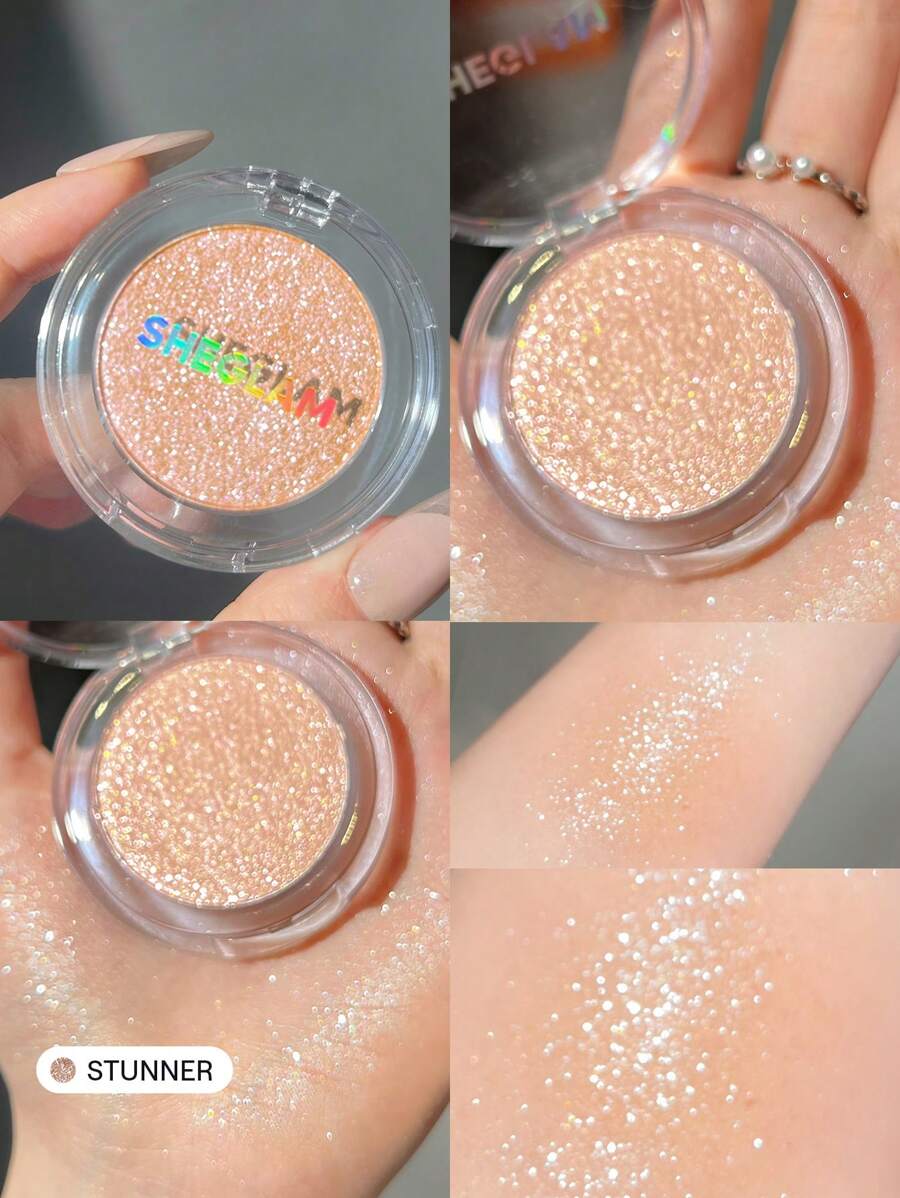 SHEGLAM Enigma Sparkly Eyeshadow - Pure | Multi-Tone High-Shine Glitter Powder