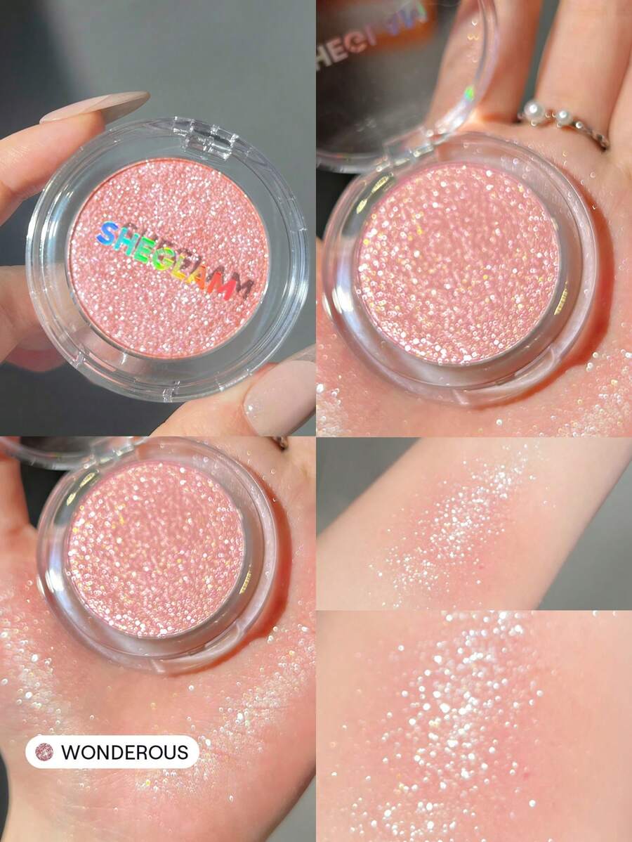 SHEGLAM Enigma Sparkly Eyeshadow - Pure | Multi-Tone High-Shine Glitter Powder