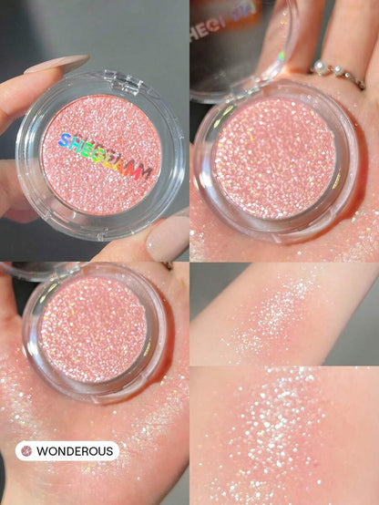 SHEGLAM Enigma Sparkly Eyeshadow - Pure | Multi-Tone High-Shine Glitter Powder