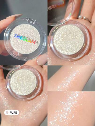 SHEGLAM Enigma Sparkly Eyeshadow - Pure | Multi-Tone High-Shine Glitter Powder