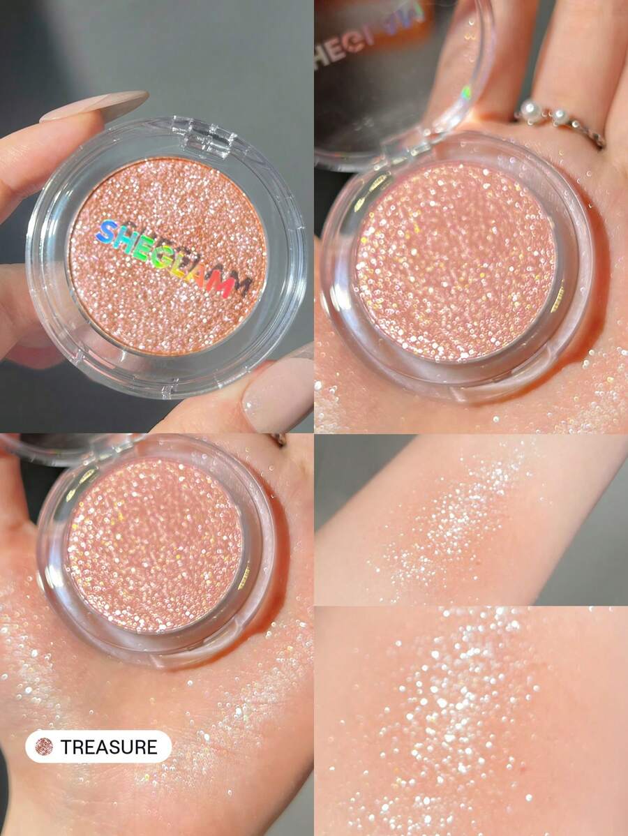 SHEGLAM Enigma Sparkly Eyeshadow - Pure | Multi-Tone High-Shine Glitter Powder