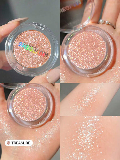 SHEGLAM Enigma Sparkly Eyeshadow - Pure | Multi-Tone High-Shine Glitter Powder