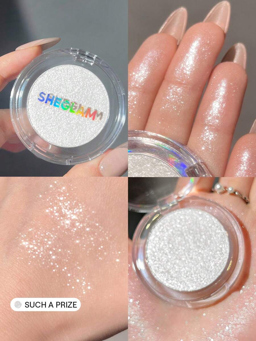 SHEGLAM Enigma Sparkly Eyeshadow - Pure | Multi-Tone High-Shine Glitter Powder