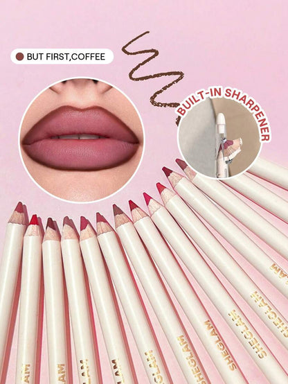 SHEGLAM Lip Facts Lip Liner - Brazen | High-Pigment Creamy Matte Contour Pencil