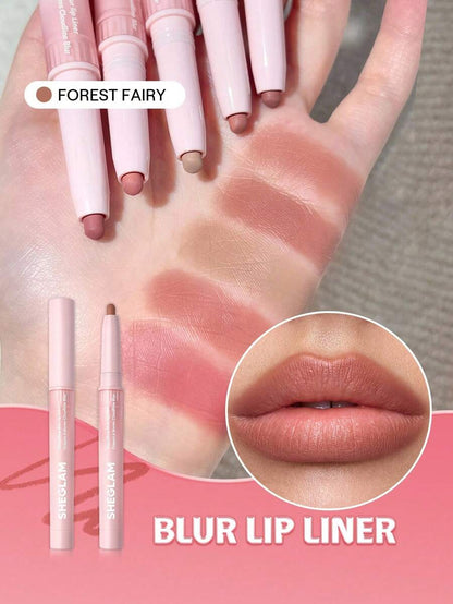 SHEGLAM Cloudline Blur Lip Liner - Ember Cloud | Smooth Matte & Soft-Focus Lip Contour