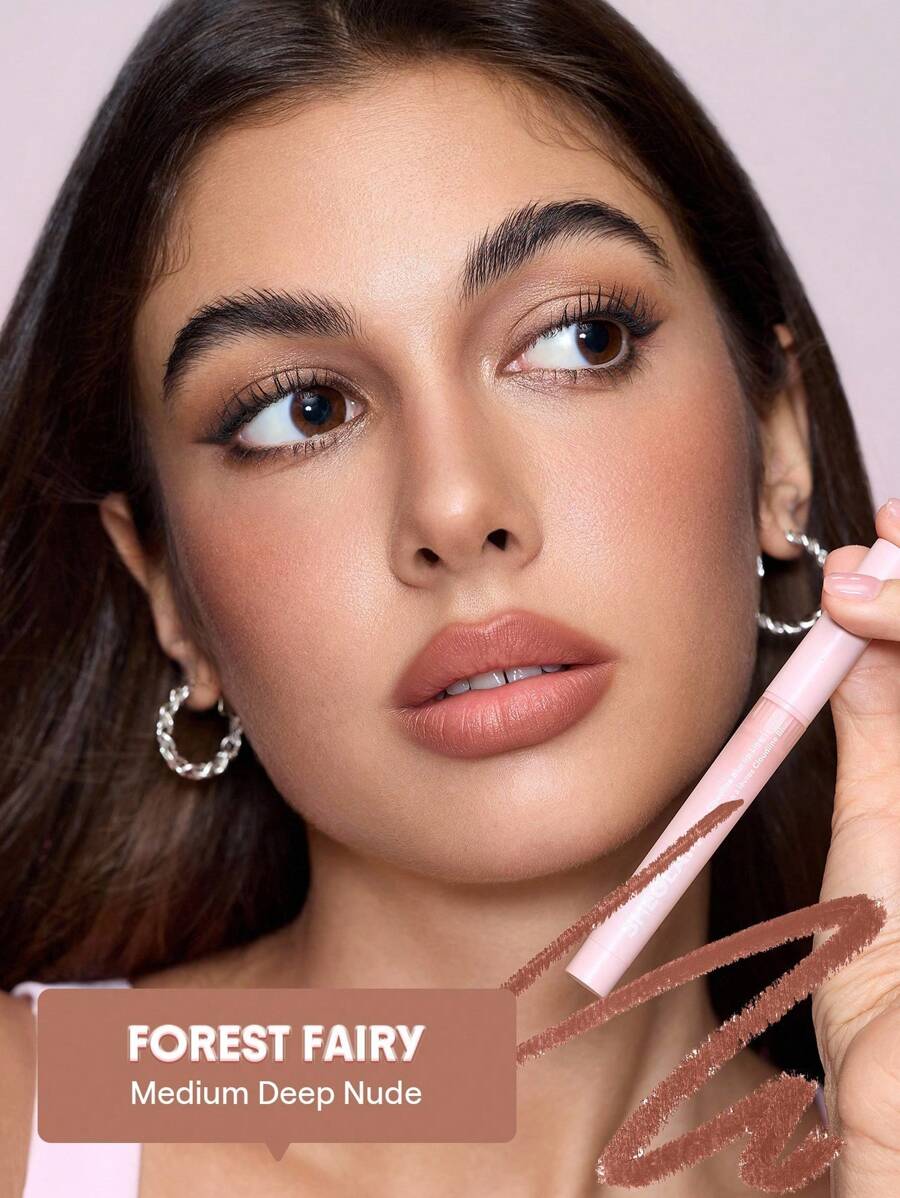 SHEGLAM Cloudline Blur Lip Liner - Ember Cloud | Smooth Matte & Soft-Focus Lip Contour