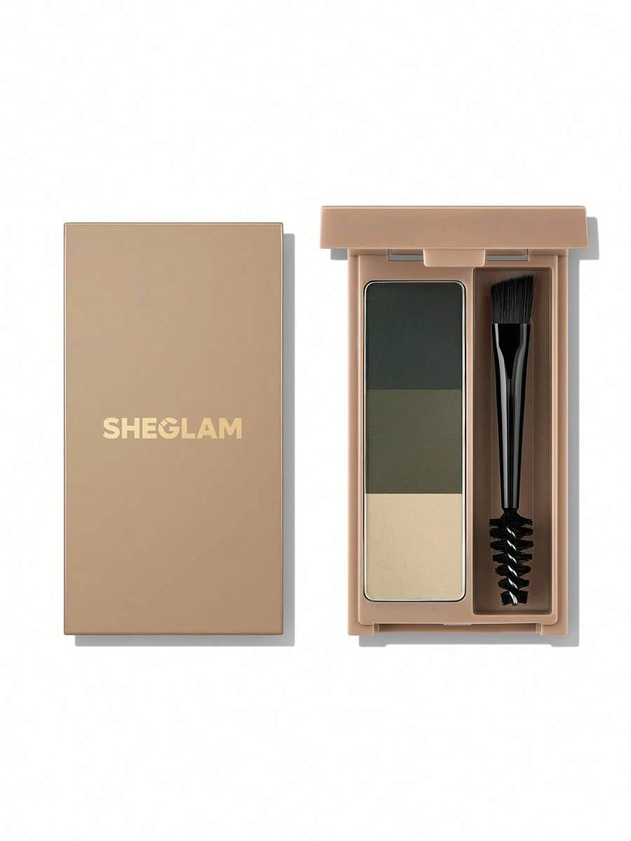 SHEGLAM Brow Palette – Blendable Eyebrow Pomade for Soft Defined Brows
