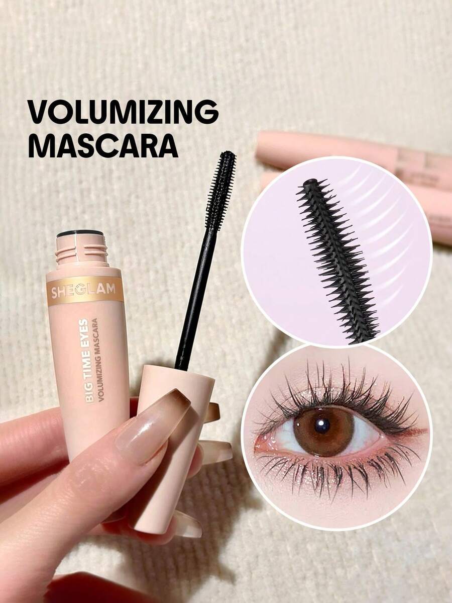 SHEGLAM Volumizing Mascara – No-Smudge Long-Wearing Lash Lift Makeup