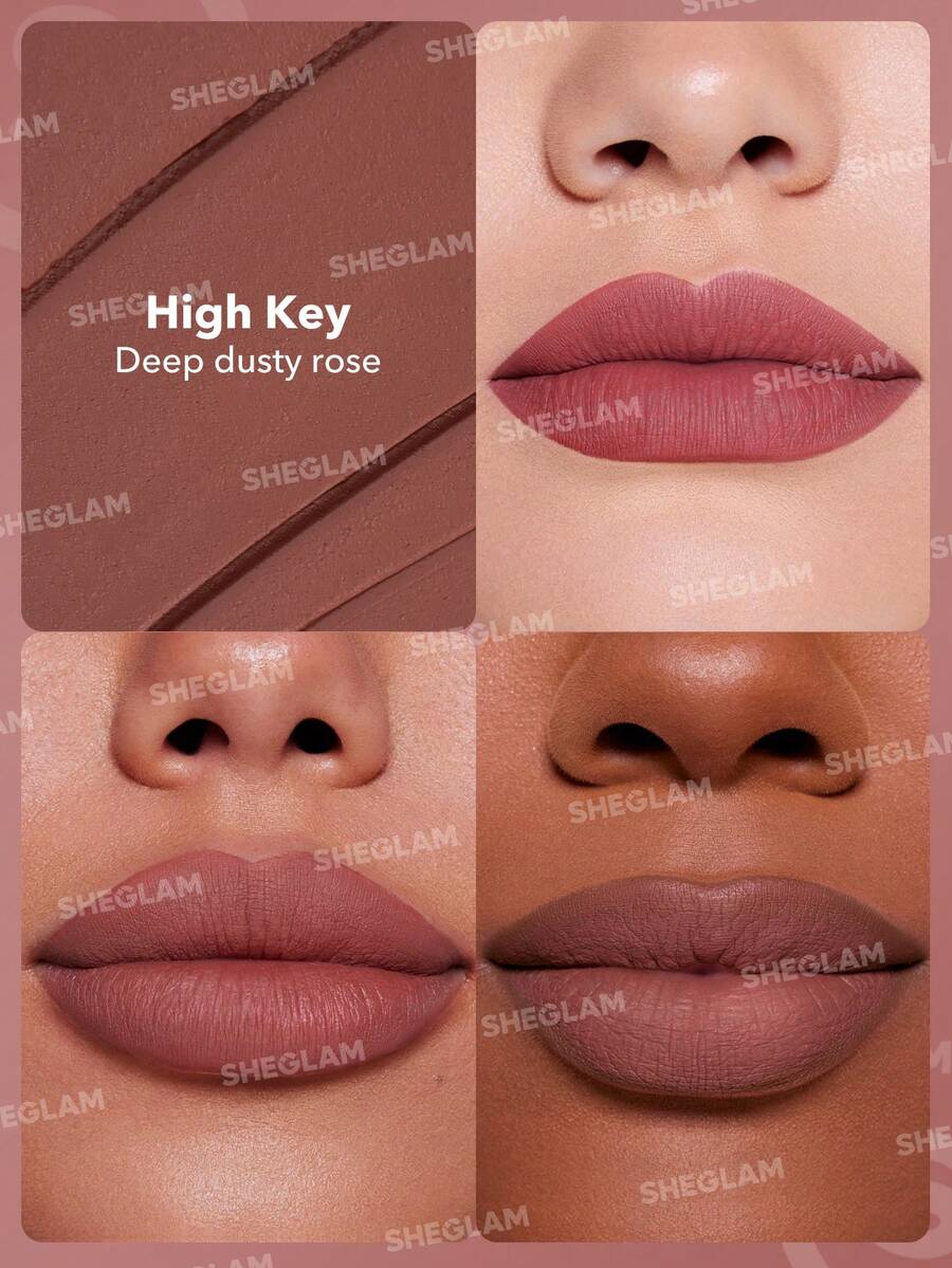 SHEGLAM Long-Lasting Matte Lipstick – Waterproof Transfer-Proof Creamy Lip Color