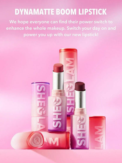 SHEGLAM Long-Lasting Matte Lipstick – Waterproof Transfer-Proof Creamy Lip Color