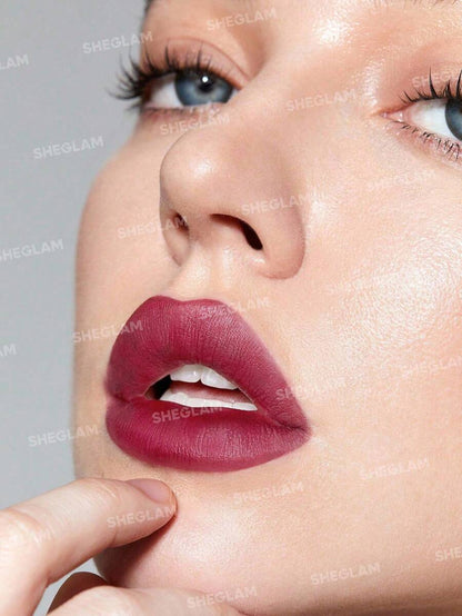 SHEGLAM Love Stained Lip Tint Marker - It Girl | Long-Lasting Matte Wine Lip Stain Pen