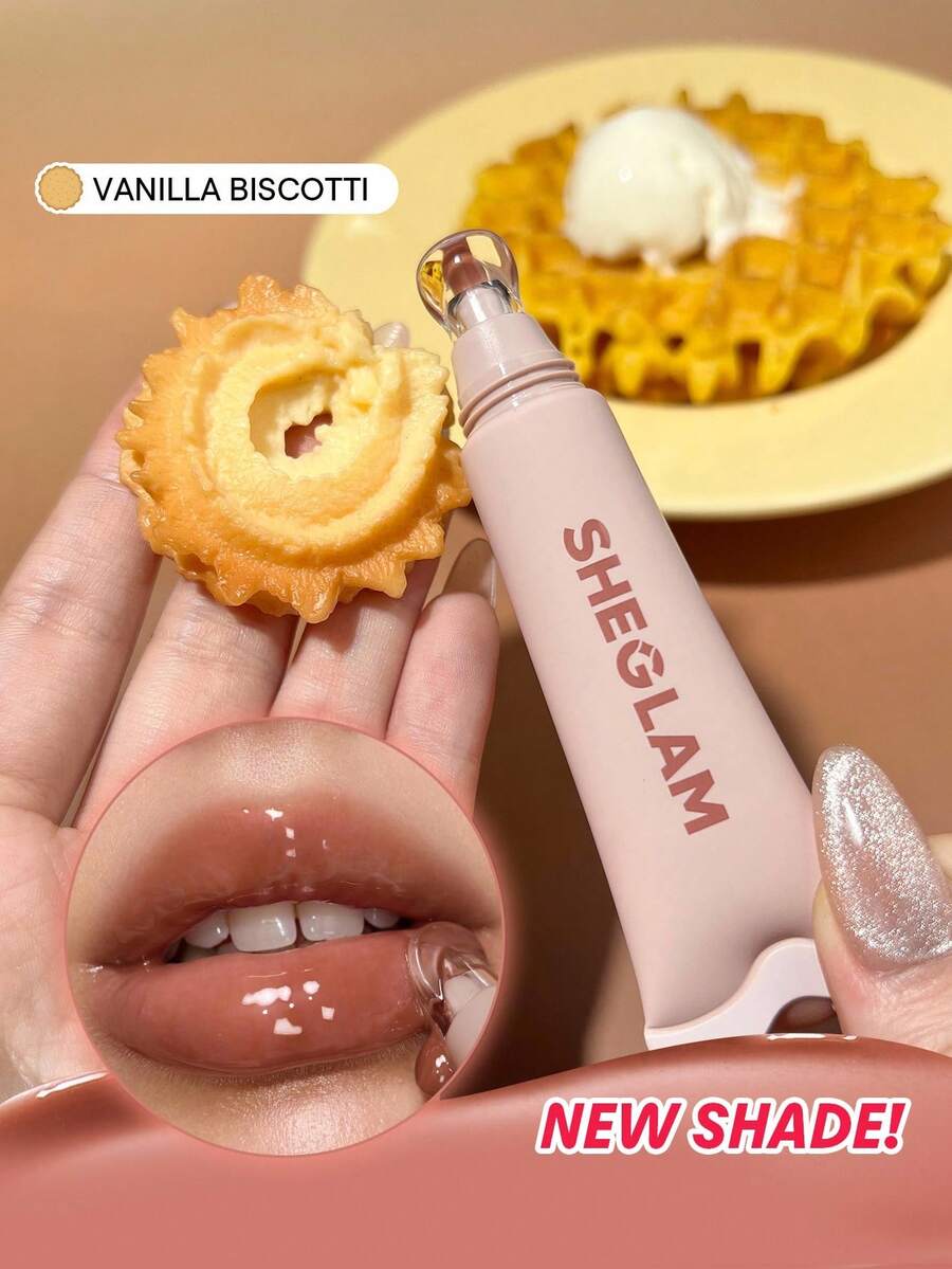 SHEGLAM Moisturizing Lip Gloss – Clear Watery Mirror Shine Lip Makeup