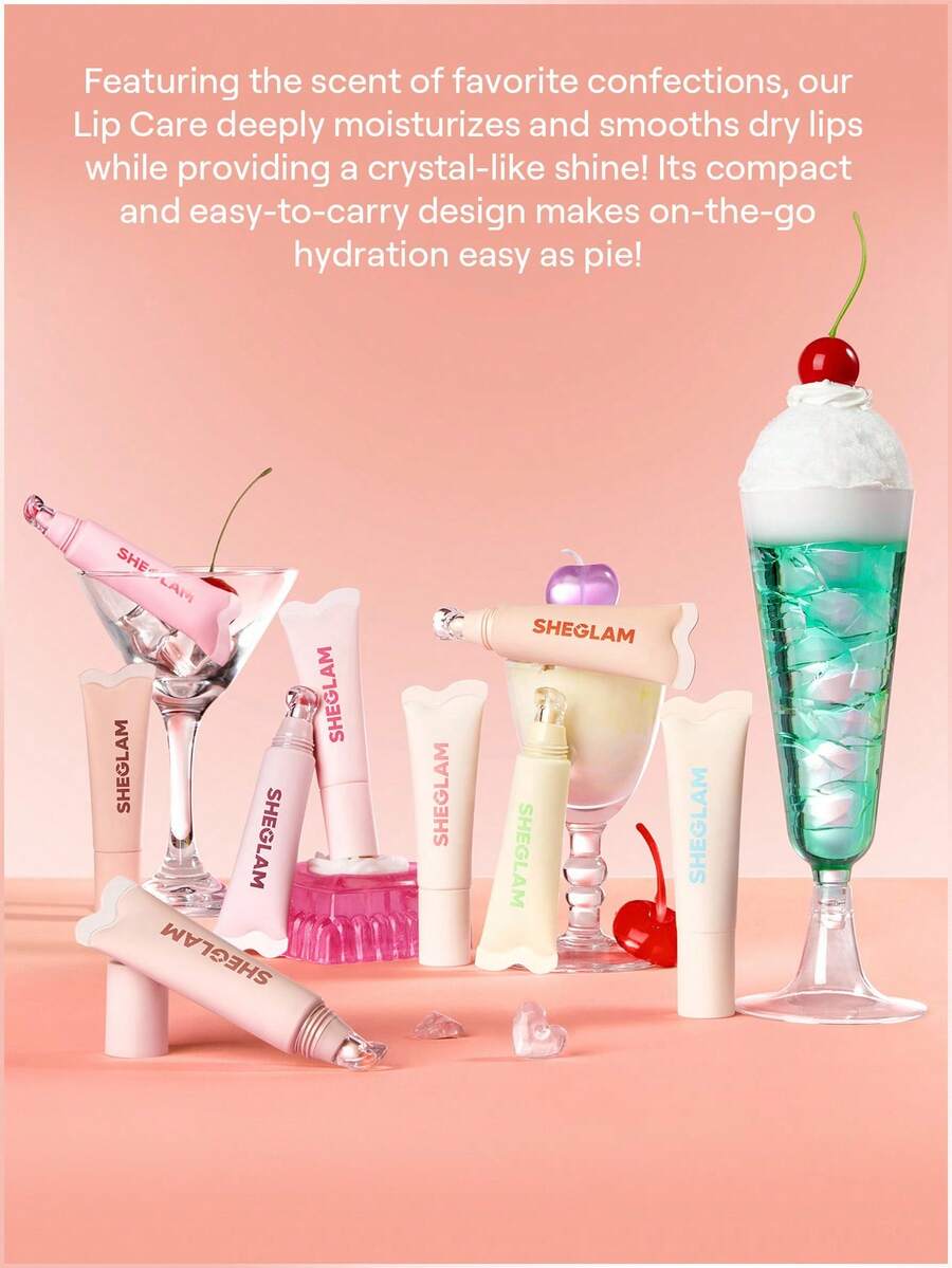 SHEGLAM Moisturizing Lip Gloss – Clear Watery Mirror Shine Lip Makeup
