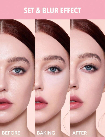 SHEGLAM 2-in-1 Pink Setting Powder Duo – Brightening Under Eye & Face Powder