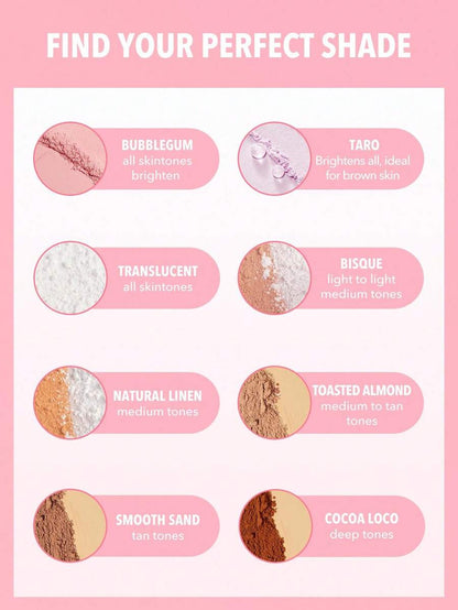 SHEGLAM 2-in-1 Pink Setting Powder Duo – Brightening Under Eye & Face Powder