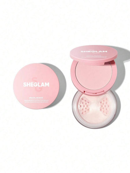 SHEGLAM 2-in-1 Pink Setting Powder Duo – Brightening Under Eye & Face Powder