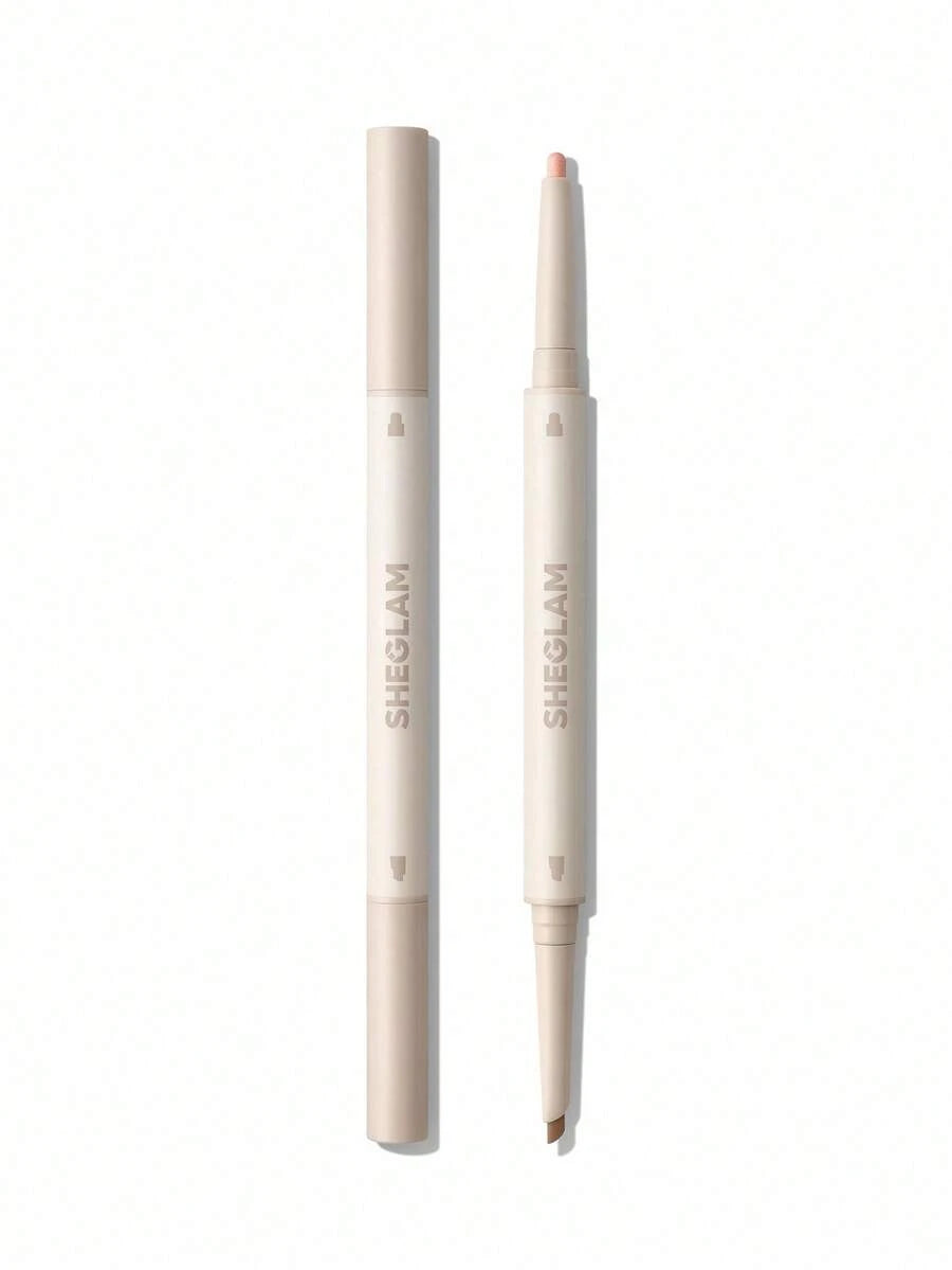 SHEGLAM Lumi-Eye Aegyo-Sal Pen Duo - Cookie Dough | 2-in-1 Brightening & Contouring Eye Stick