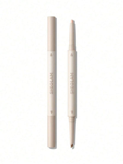 SHEGLAM Lumi-Eye Aegyo-Sal Pen Duo - Cookie Dough | 2-in-1 Brightening & Contouring Eye Stick
