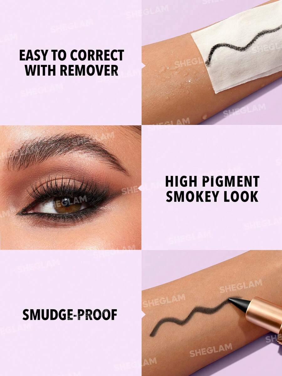 SHEGLAM Matte Eyeliner Pencil – Smudge-Proof Long-Lasting Eye Makeup