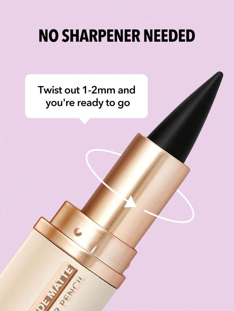 SHEGLAM Matte Eyeliner Pencil – Smudge-Proof Long-Lasting Eye Makeup