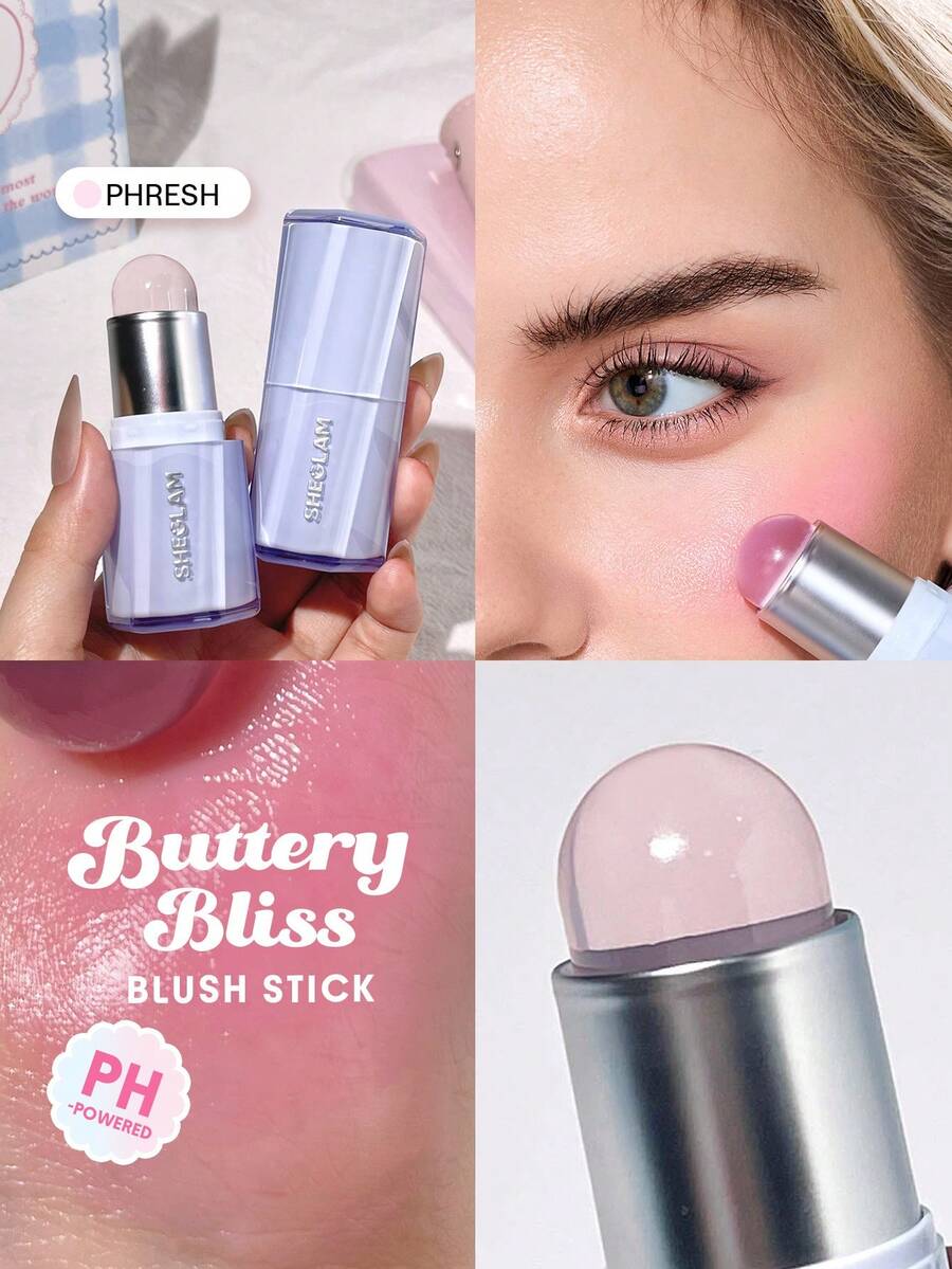 SHEGLAM Buttery Blush Stick – Cream Blush for Soft Natural Cheeks