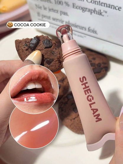 SHEGLAM Moisturizing Lip Gloss – Clear Watery Mirror Shine Lip Makeup