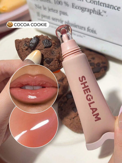 SHEGLAM Moisturizing Lip Gloss – Clear Watery Mirror Shine Lip Makeup