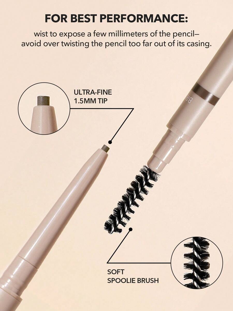 SHEGLAM Ultra Slim Brow Pencil – Long-Lasting Sweat-Proof Eyebrow Pen