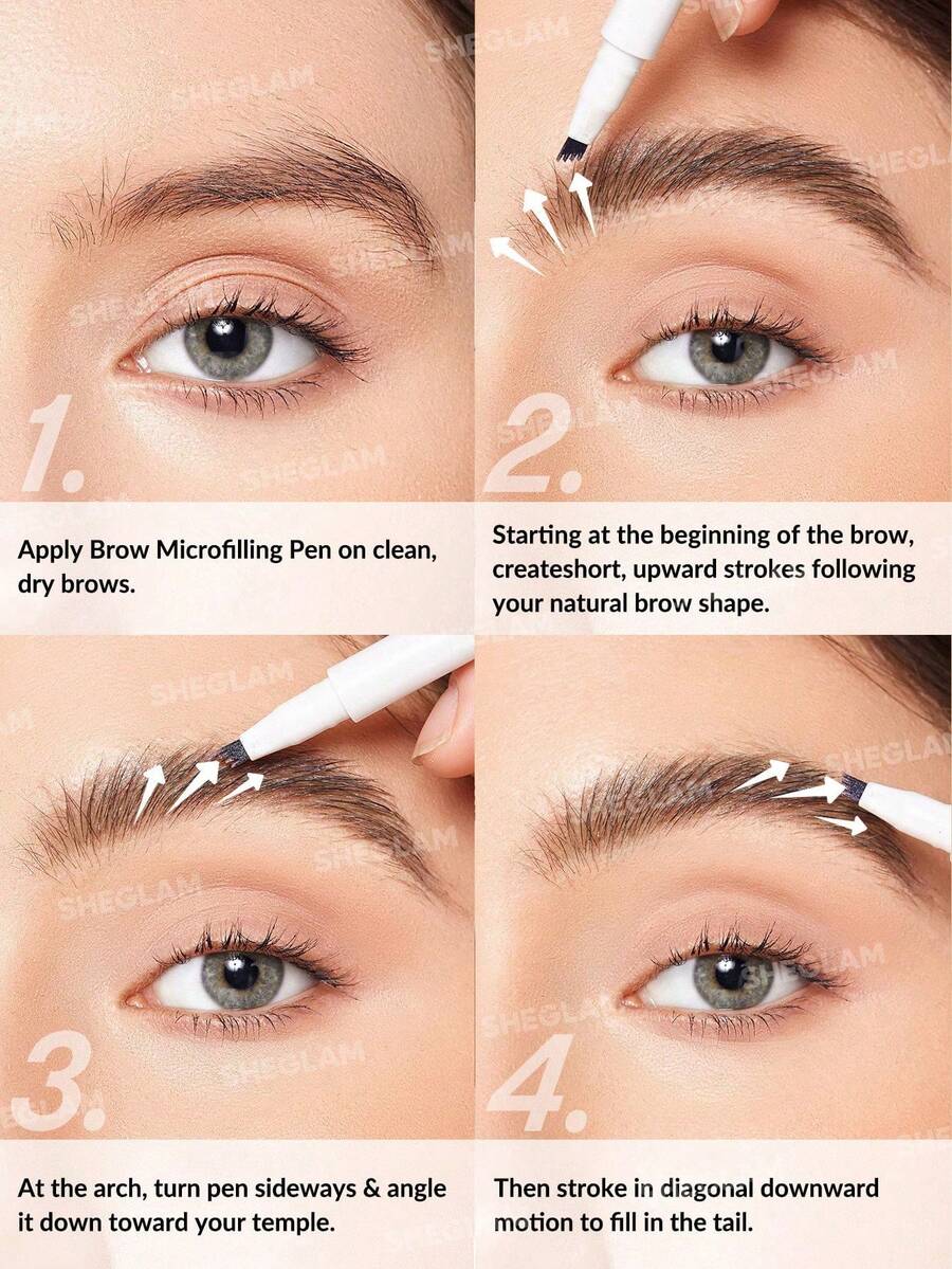 SHEGLAM Liquid Eyebrow Pencil – Waterproof Smudge-Proof Brow Pen
