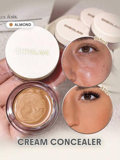 SHEGLAM Full Coverage Cream Concealer – Long-Lasting Brightening Corrector
