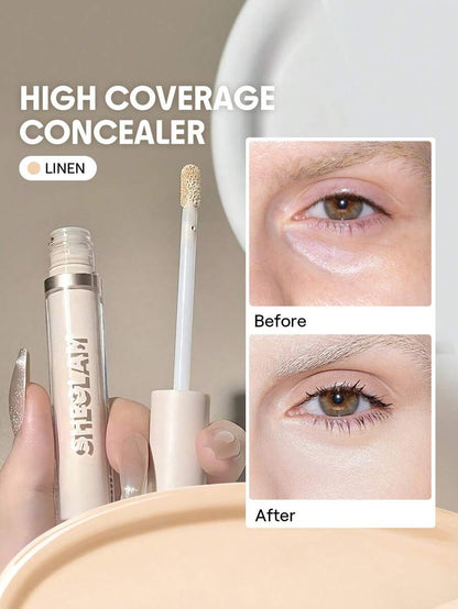 SHEGLAM 12Hr Full Coverage Liquid Concealer – Chantilly Matte Brightening Concealer