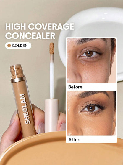 SHEGLAM 12Hr Full Coverage Liquid Concealer – Chantilly Matte Brightening Concealer