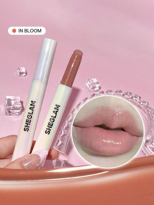 SHEGLAM Pout Perfect Shine Lip Plumper - Sepia Kiss | Hydrating Solid Lip Gloss