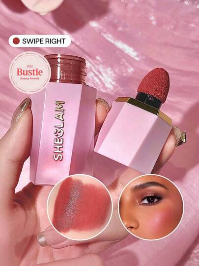 SHEGLAM Matte Liquid Blush – Long-Lasting Rose Pink Brown Gel Cream Blusher