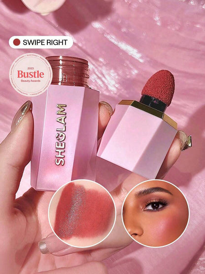 SHEGLAM Matte Liquid Blush – Long-Lasting Rose Pink Brown Gel Cream Blusher