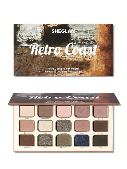 SHEGLAM 15-Pan Makeup Palette – Versatile Eyeshadow Palette for Daily & Glam Looks