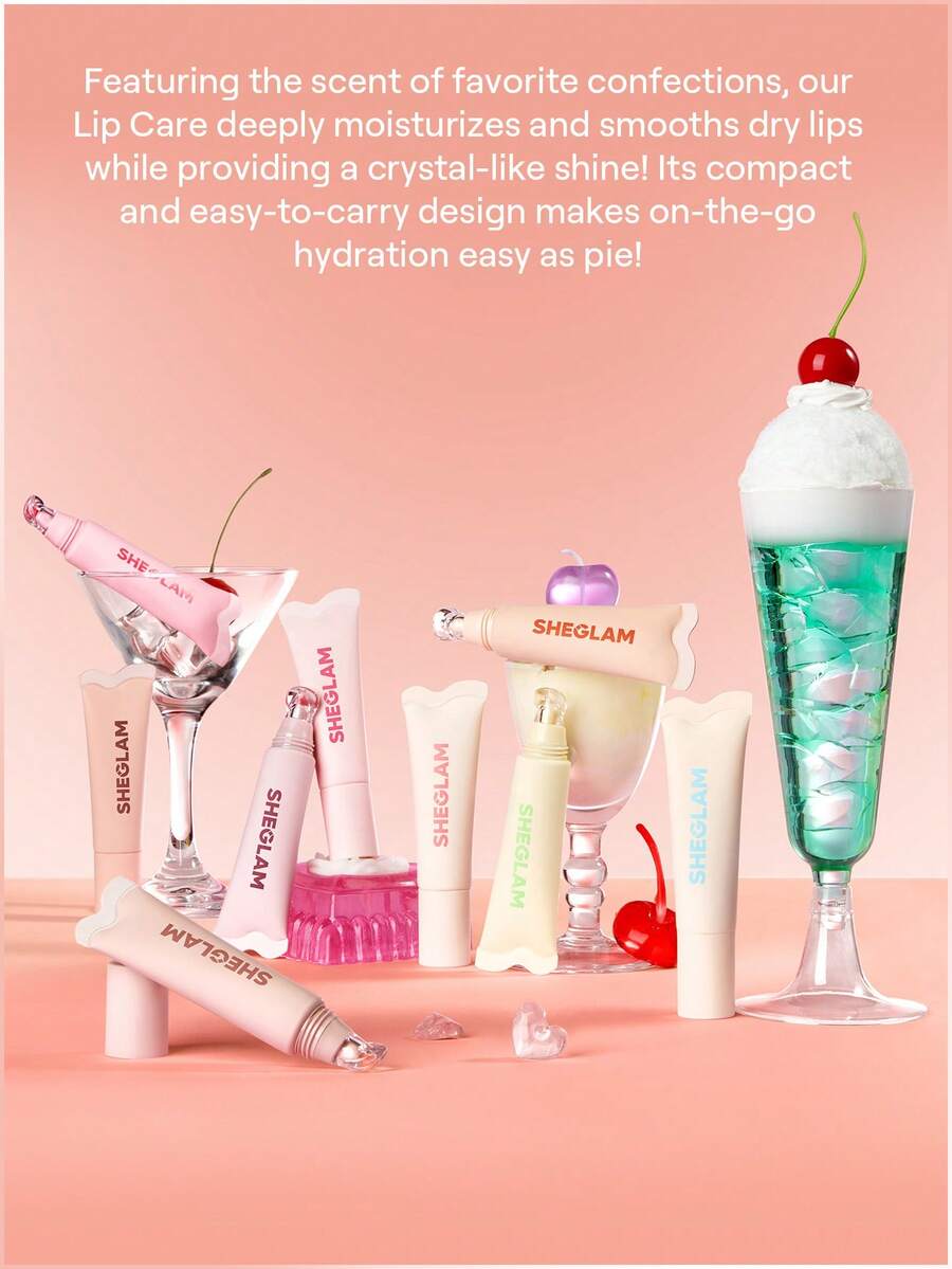 SHEGLAM Moisturizing Lip Gloss – Clear Watery Mirror Shine Lip Makeup