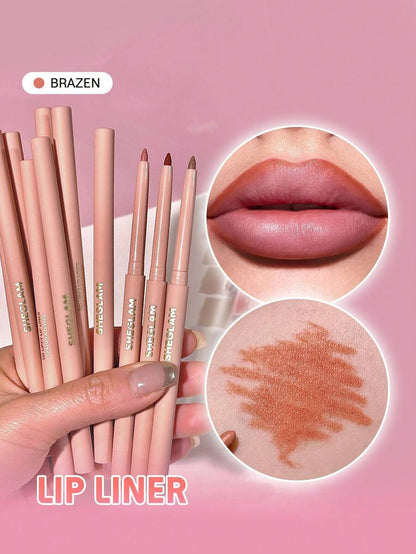 SHEGLAM So Lippy Lip Liner - Concrete Jungle | Creamy Matte & High-Pigment Contour Pencil