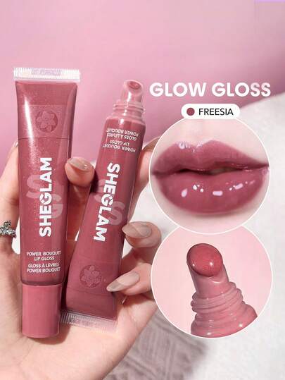 SHEGLAM Tinted Lip Gloss – Moisturizing Non-Sticky Plumping Lip Oil