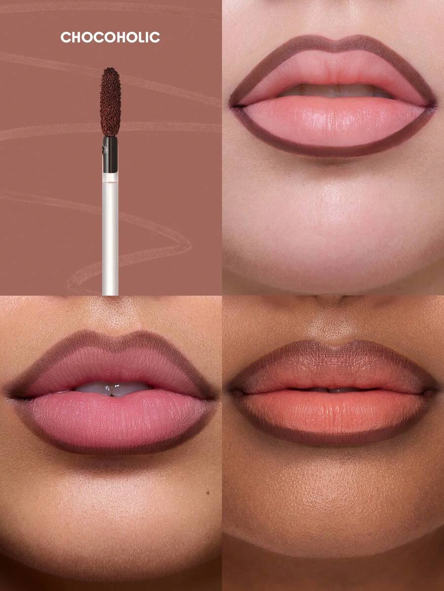 SHEGLAM Fall In Line Peel-Off Lip Liner Stain - Pinky Promise | Long-Lasting Tattoo Effect